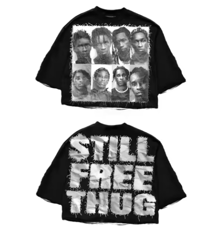 "Still Free Thug' Graphic T Shirt